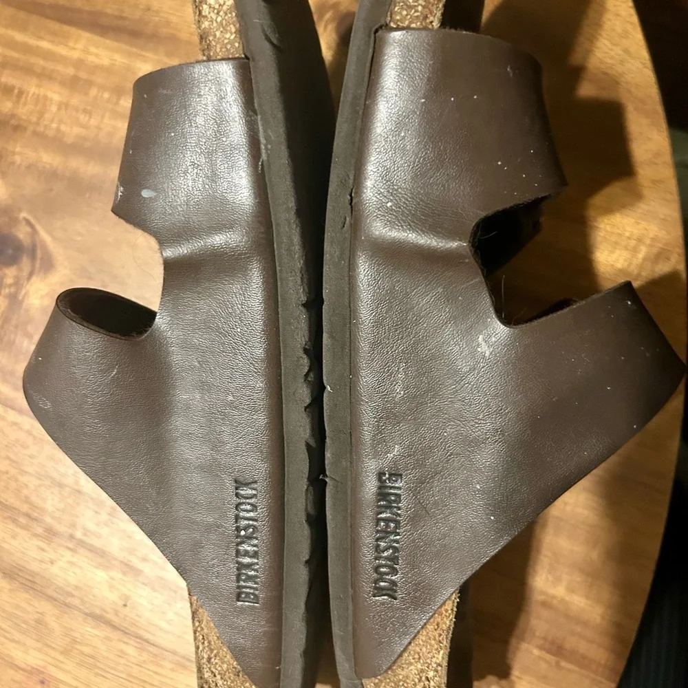 Birkenstock original brown leather sandals - Picture 5 of 6